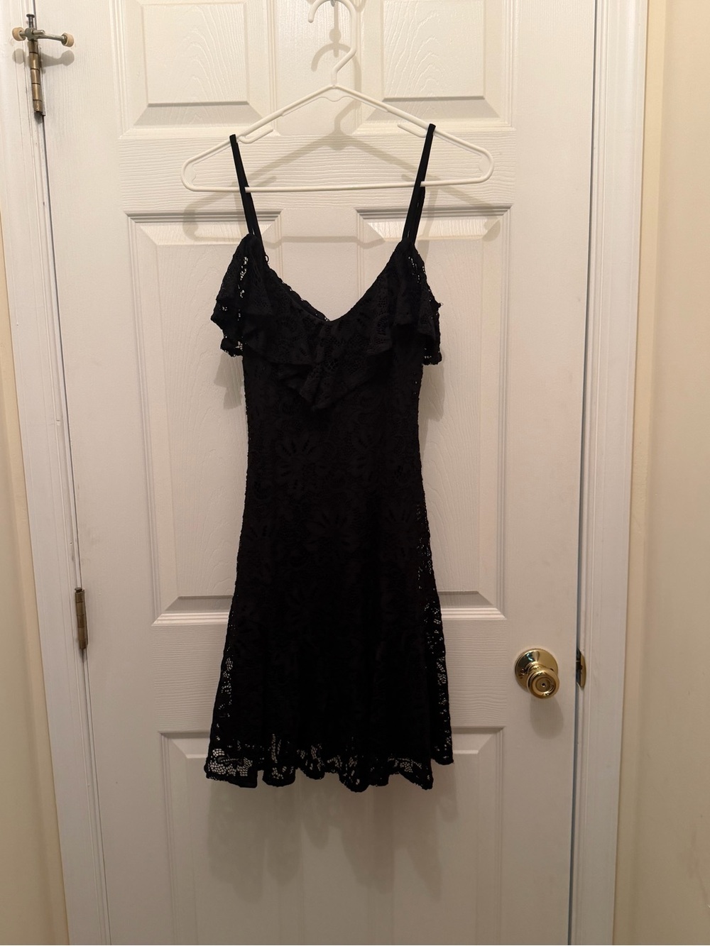 Dance & Marvel Black Lace Mini Dress